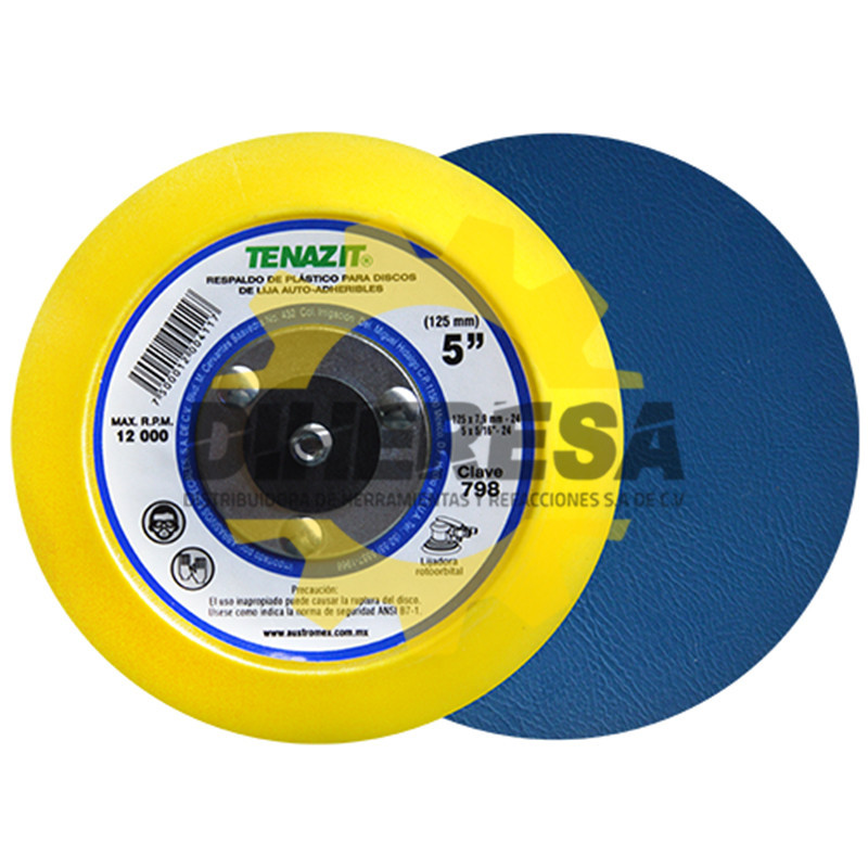 Austromex 798 Respaldo para discos autoadheribles 5" pegamento Austromex 798 Respaldo para discos autoadheribles 5" pegamento