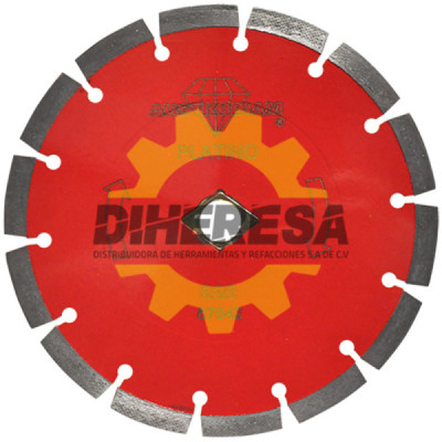 Austromex 828 Disco de diamante rojo segmentado Cantera