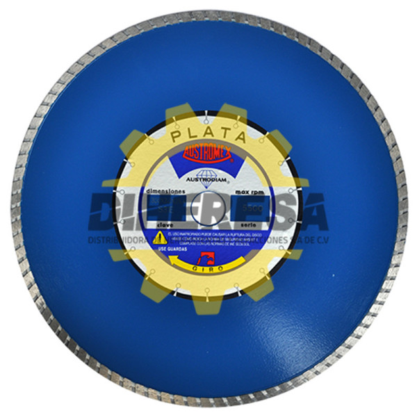 Austromex 831 Disco de diamante azul turbo Uso General