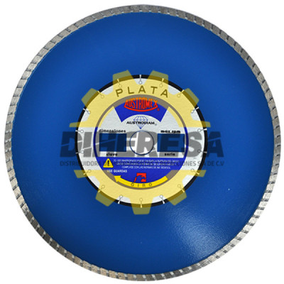 Austromex 839 Disco de diamante azul turbo Uso General