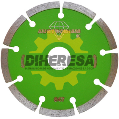 Austromex 847 Disco de diamante verde segmentado Granito