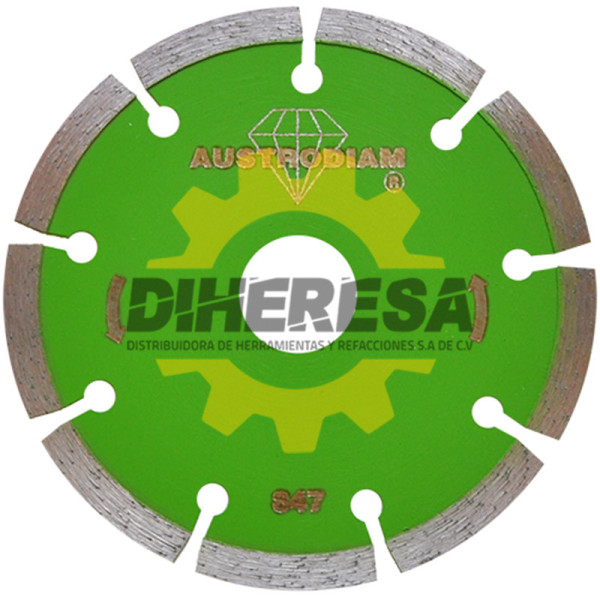 Austromex 847 Disco de diamante verde segmentado Granito