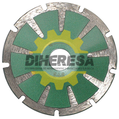 Austromex 848 Disco de diamante verde segmentado Granito