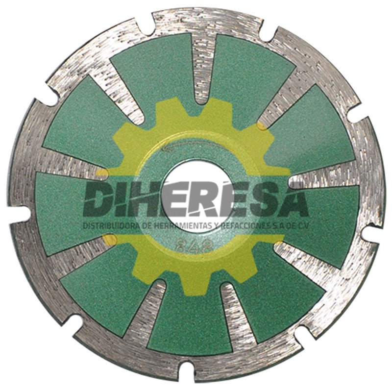 Austromex 848 Disco de diamante verde segmentado Granito Austromex 848 Disco de diamante verde segmentado Granito