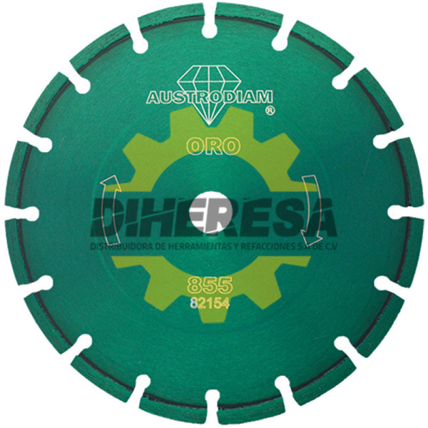 Austromex 855 Disco de diamante verde segmentado Granito