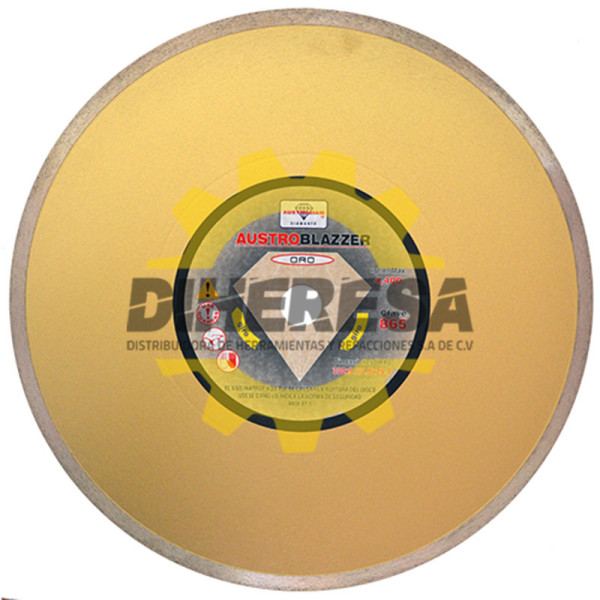 Austromex 865 Disco de diamante rin continuo Materiales frágiles