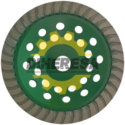 Austromex 883 Copa de diamante verde turbo Granito