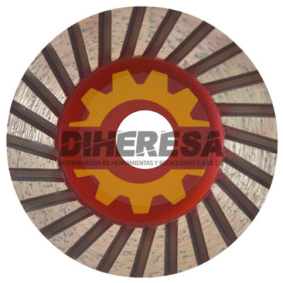 Austromex 884 Copa de diamante roja turbo Cantera