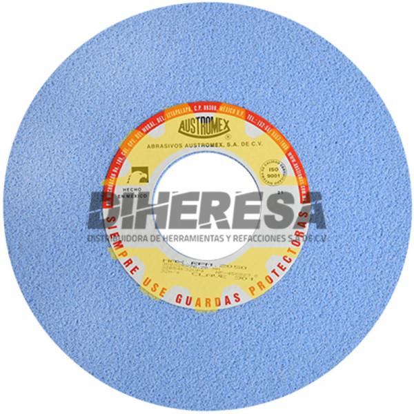 Austromex 901 Rueda azul vitrificada para rectificado de acero