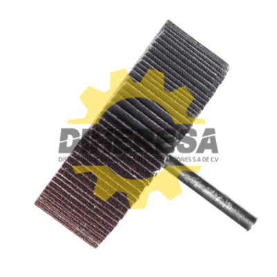 Austromex 909 Rueda flap con vástago grano 60