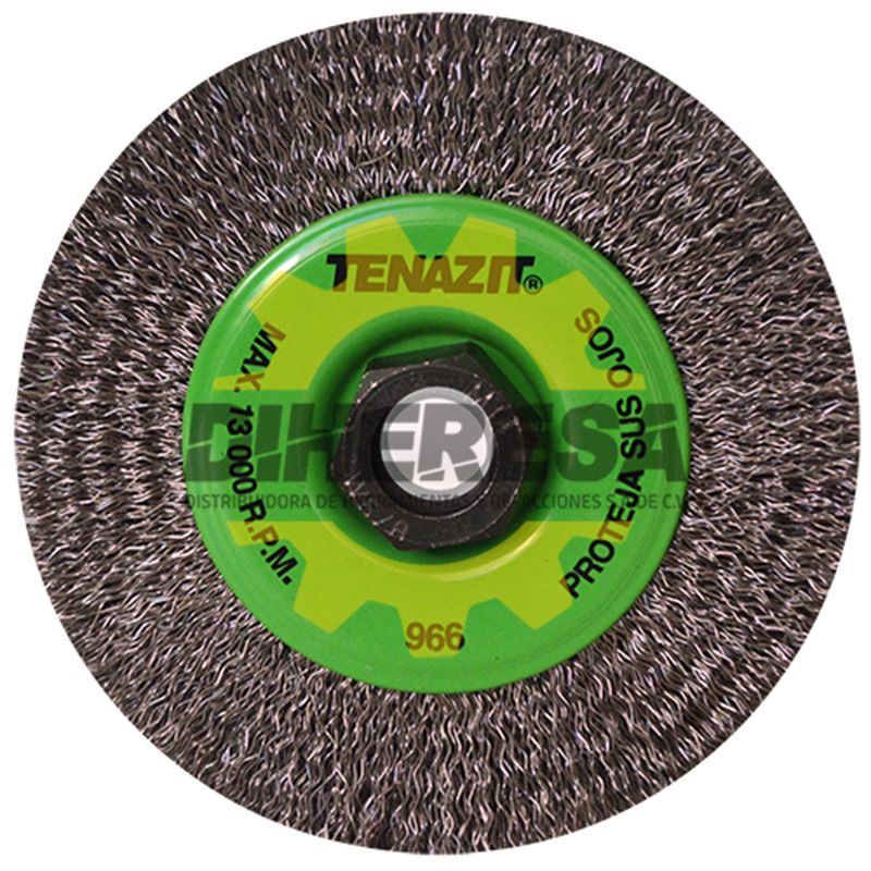 Austromex 966 Cepillo circular de Alambre ondulado Chip-cut Austromex 966 Cepillo circular de Alambre ondulado Chip-cut