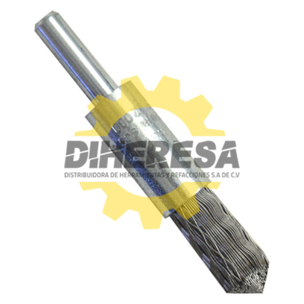 Austromex 988 Cepillo de Alambre ondulado con vástago