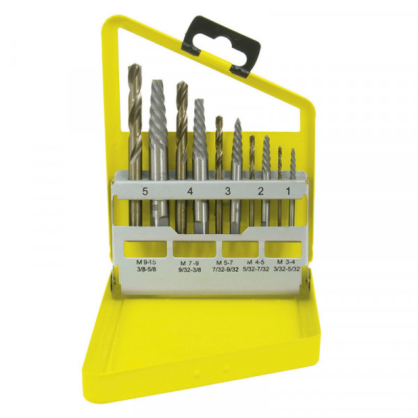 107044 SURTEK Juego de extractor tuercas barridas 10 piezas Surtek | DIHERESA