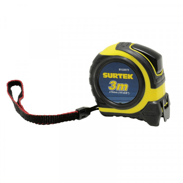 B122073 SURTEK Flexómetro rubber grip 3m x 5/8" Surtek | DIHERESA