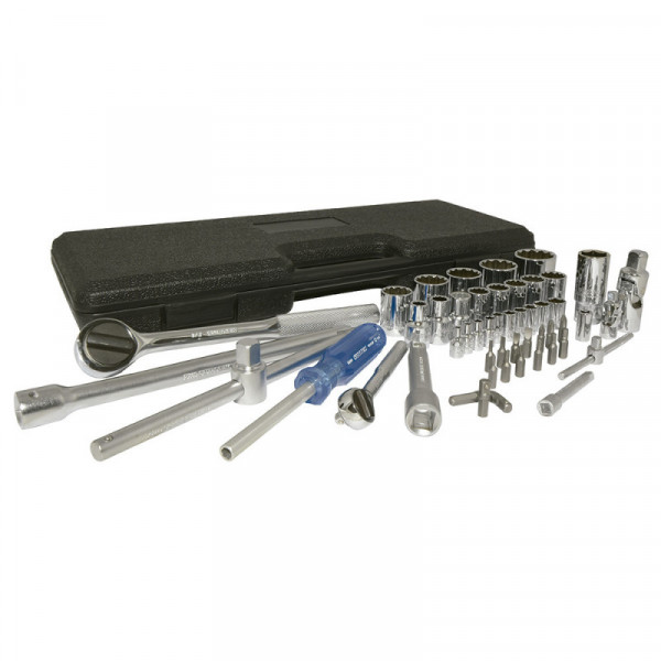 F4458M SURTEK Juego combinado de 50 piezas métricos para trabajos profesionales Surtek | DIHERESA
