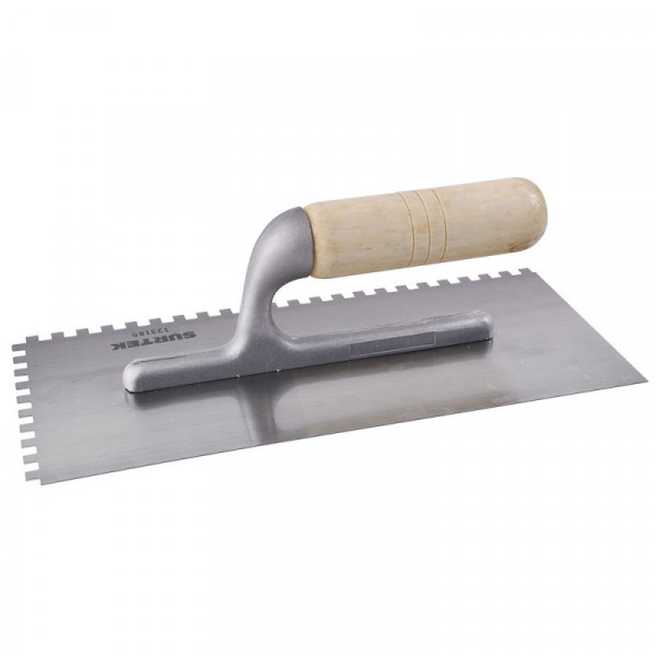 123185 SURTEK Llana profesional con mango de madera 11x5" 6 remaches cuadrada Surtek | DIHERESA