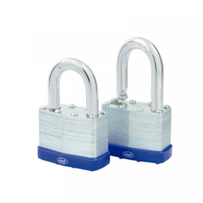 17CA LOCK Juego de 2 candados laminados 50mm Lock | DIHERESA