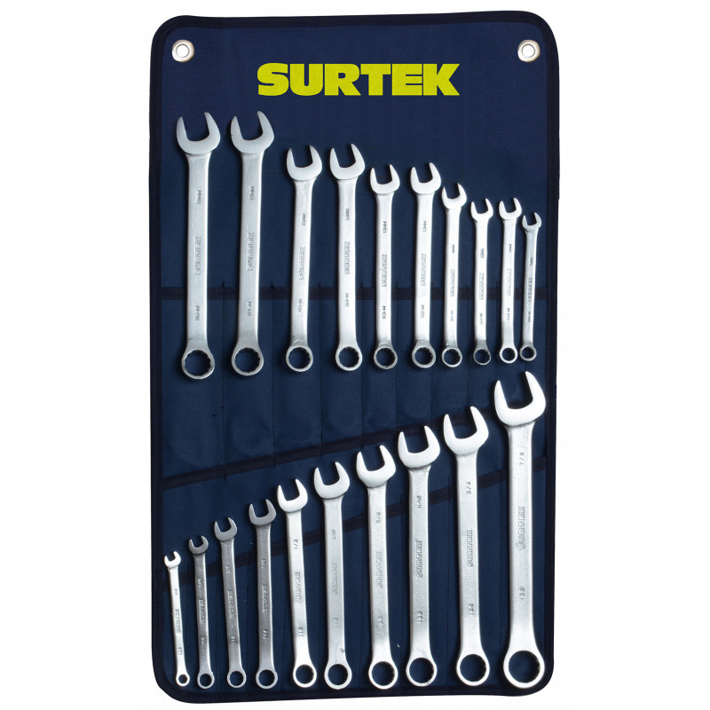 COM20C SURTEK Juego de 20 llaves combinadas satin Surtek | DIHERESA COM20C SURTEK Juego de 20 llaves combinadas satin Surtek | DIHERESA