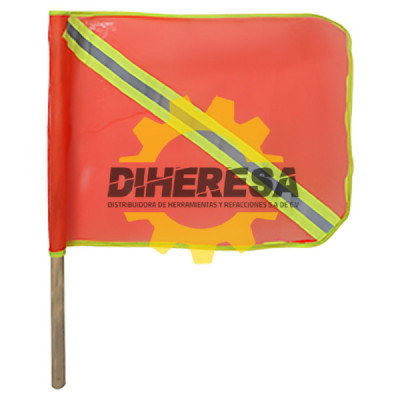 BL3102 BANDEROLA D MALLA NARANJA CON REFLEJANTE DOGOTULS | DIHERESA