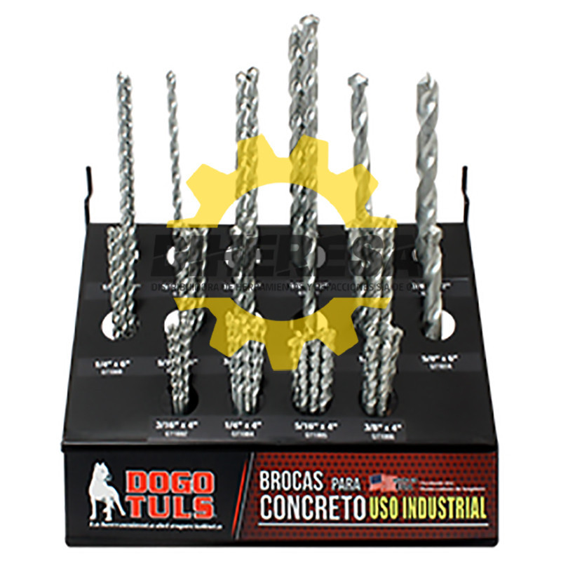 EX1008 EXHIBIDOR BROCA PARA CONCRETO 137 PZA DOGOTULS | DIHERESA EX1008 EXHIBIDOR BROCA PARA CONCRETO 137 PZA DOGOTULS | DIHERESA