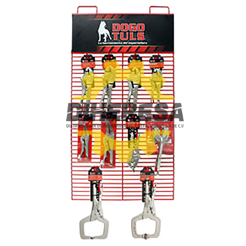 EX1009 EXHIBIDOR PARRILLA PINZAS PRESION 24 PZA DOGOTULS | DIHERESA EX1009 EXHIBIDOR PARRILLA PINZAS PRESION 24 PZA DOGOTULS | DIHERESA