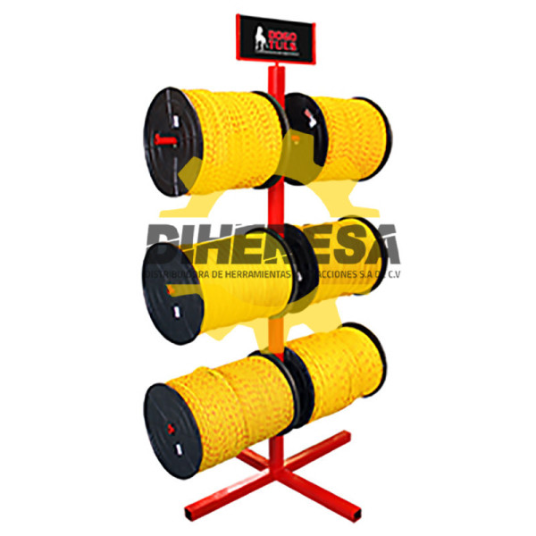 EX1014 EXHIBIDOR DE SOGA CON 6 ROLLOS DOGOTULS | DIHERESA