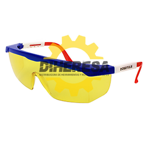 HH3001 LENTE DE SEGURIDAD AMARILLO 3COLORES DOGOTULS | DIHERESA