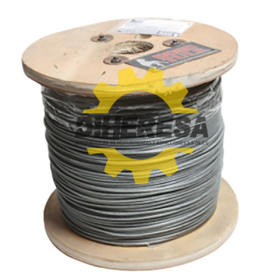 HK5180 CABLE GALV C/F PVC 3/16-1/4  pulgadas  7X19 457mt DOGOTULS