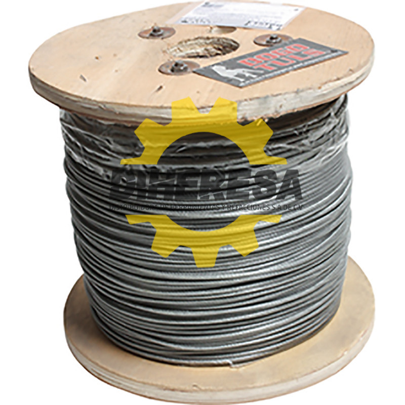 HK5186 CABLE GALV C/F PVC 3/32-1/8'' 7X7 457mt DOGOTULS | DIHERESA HK5186 CABLE GALV C/F PVC 3/32-1/8'' 7X7 457mt DOGOTULS | DIHERESA