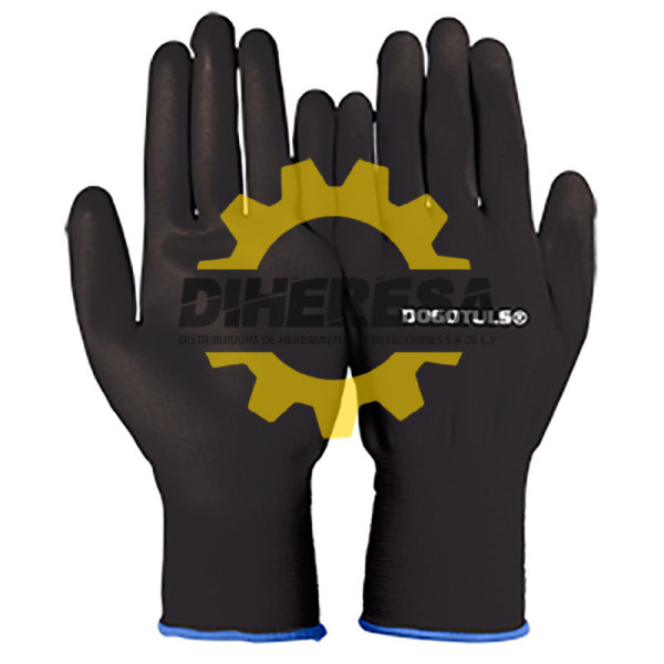 HW3031 GUANTE NYLON PALMA NITRILO NEGRO CH DOGOTULS | DIHERESA