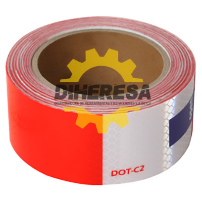 IM2011 CINTA REFLEJANTE 2''X 30´ DOT-C2 11'' / 7'' DOGOTULS | DIHERESA