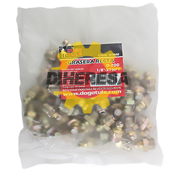 IX1002 GRASERA RECTA D-200 1/8''NPT-27  DOGOTULS | DIHERESA