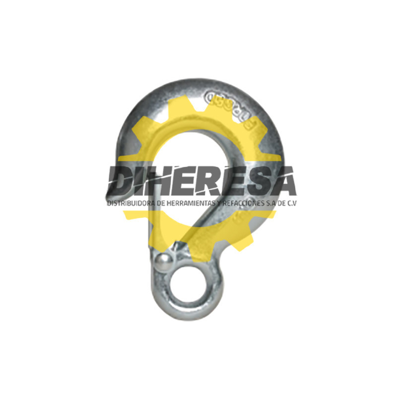 JG5013 GANCHO FORJADO 1/4'' OJO C/SEGURO P/CARGA DOGOTULS | DIHERESA JG5013 GANCHO FORJADO 1/4'' OJO C/SEGURO P/CARGA DOGOTULS | DIHERESA