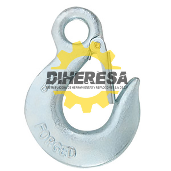 JG5015 GANCHO FORJADO 3/8'' OJO C/SEGURO P/CARGA DOGOTULS | DIHERESA