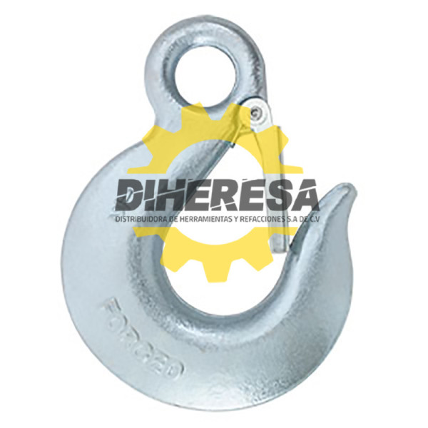 JG5016 GANCHO FORJADO 1/2'' OJO C/SEGURO P/CARGA DOGOTULS | DIHERESA