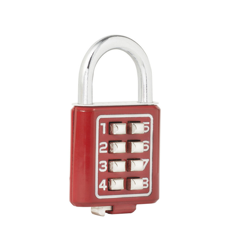 C27R40 LOCK Candado digital corto 40 mm rojo Lock | DIHERESA