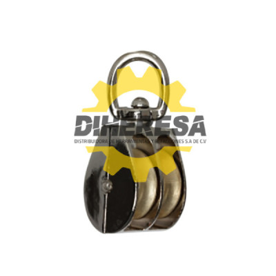 JG5063 GARRUCHA GIRATORIA 15  pulgadas  38mm DOBLE ZINC DOGOTULS