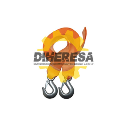 JG5067 BANDA C/GANCHO P/REMOLQUE 2X20 50mmX6mts DOGOTULS | DIHERESA
