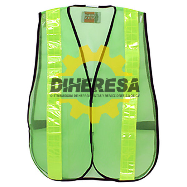 JY3000 CHALECO MALLA VERDE DE SEGURIDAD D1 DOGOTULS | DIHERESA