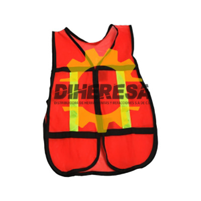 JY3010 CHALECO MALLA NARANJA DE SEGURIDAD D2 DOGOTULS | DIHERESA