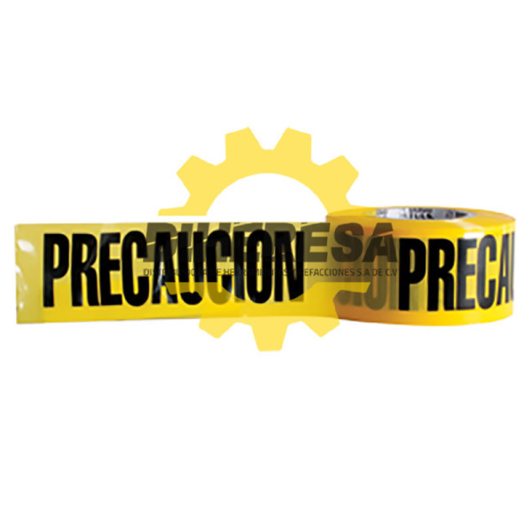 JY3026 CINTA AMARILLA ''PRECAUCION'' 3'' X 305MTS DOGOTULS | DIHERESA