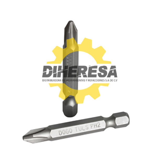 KL2153 PUNTAS PHILLIPS No.2 50mm ZN 1/4'' P/DESARM DOGOTULS | DIHERESA