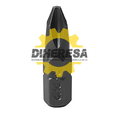 KL2159 INSERTOS PUNTAS PHILLIPS No2 25mm ZN 1/4  pulgadas  DOGOTULS