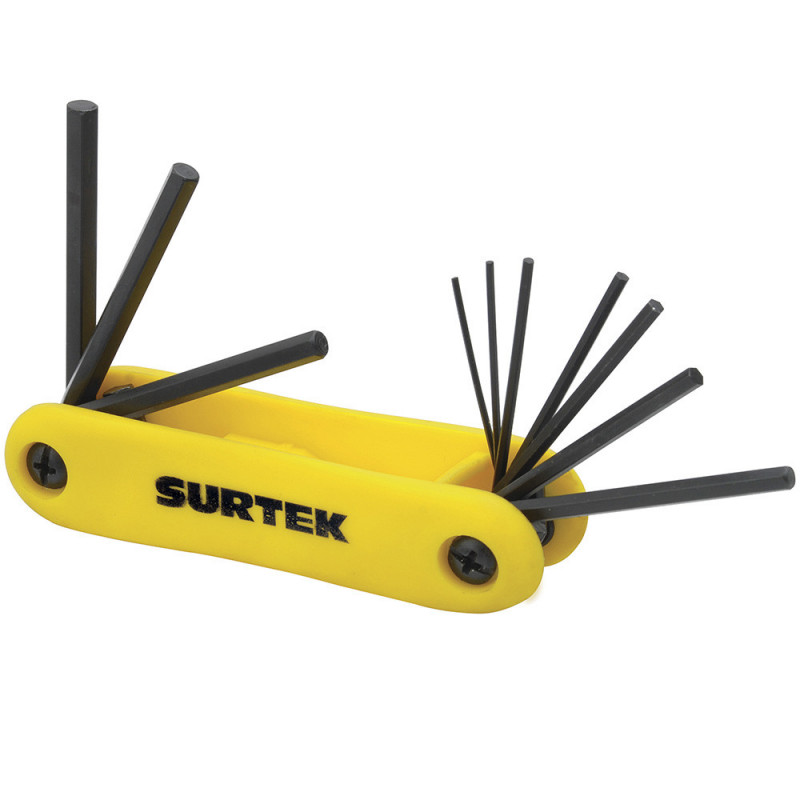 ALLFNP10M SURTEK Juego de 7 llaves hexagonales métricas tipo navaja Surtek | DIHERESA ALLFNP10M SURTEK Juego de 7 llaves hexagonales métricas tipo navaja Surtek | DIHERESA