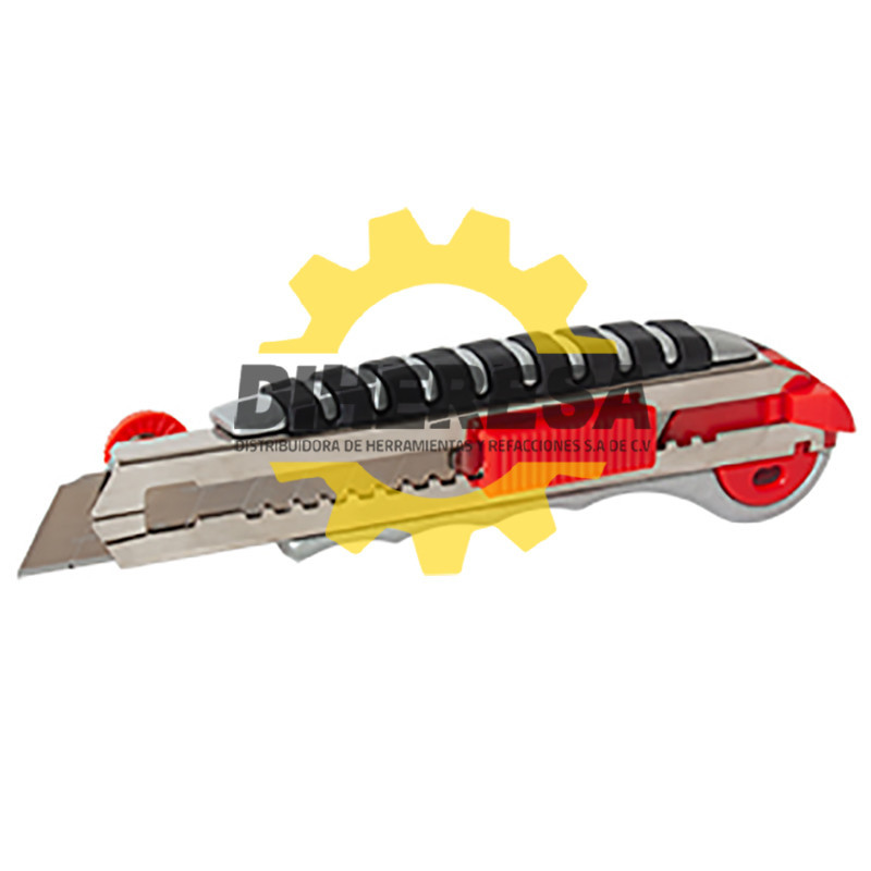 KN1023 NAVAJA CUTTER METALICO 6'' CARGA AUTO TPR DOGOTULS | DIHERESA KN1023 NAVAJA CUTTER METALICO 6'' CARGA AUTO TPR DOGOTULS | DIHERESA