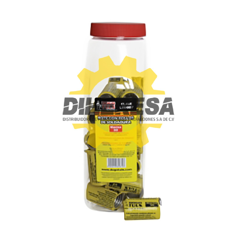 LZ6007 SOLDADURA BOTE 22 ROLLOS 1MT MACIZA 50 DOGOTULS | DIHERESA LZ6007 SOLDADURA BOTE 22 ROLLOS 1MT MACIZA 50 DOGOTULS | DIHERESA