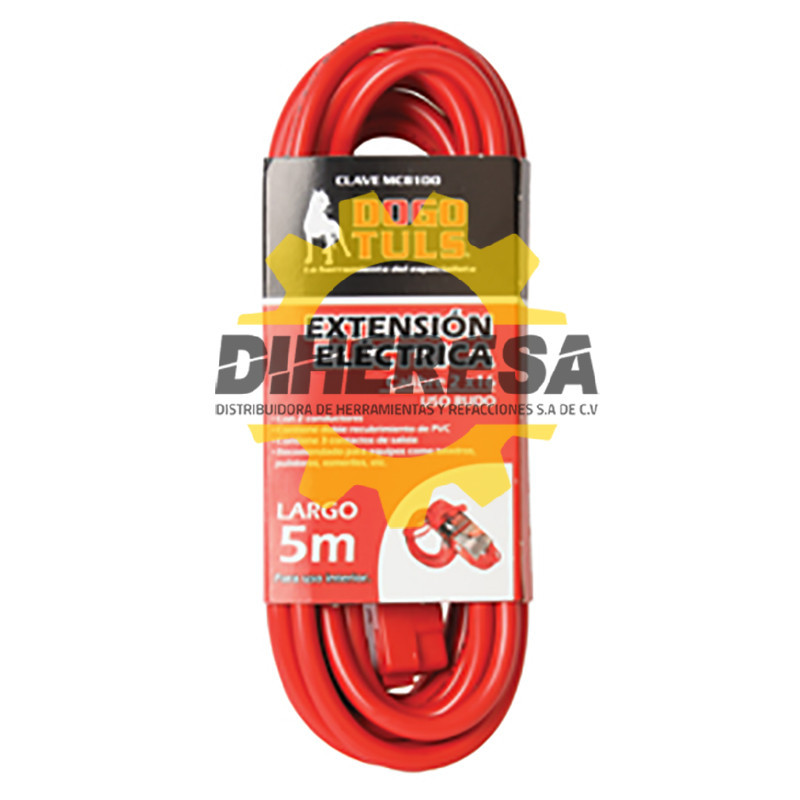 MC8130 EXTENSION ELECTRICA 3x16 5 MTS USO RUDO DOGOTULS | DIHERESA MC8130 EXTENSION ELECTRICA 3x16 5 MTS USO RUDO DOGOTULS | DIHERESA