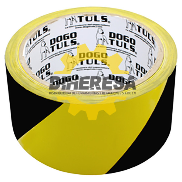NC3010 CINTA SEÑALIZACIÓN AMARILLA -NEGRA 2''X18 DOGOTULS | DIHERESA