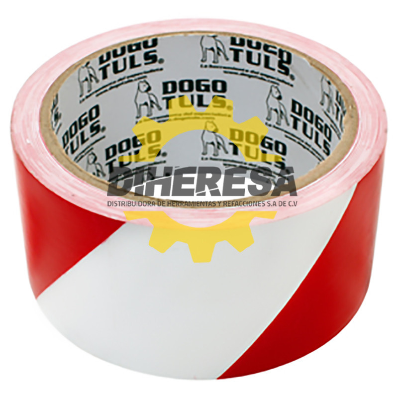Cinta señalizacion roja -blanca 2"x18m NC3011 DOGOTULS Cinta señalizacion roja -blanca 2"x18m NC3011 DOGOTULS