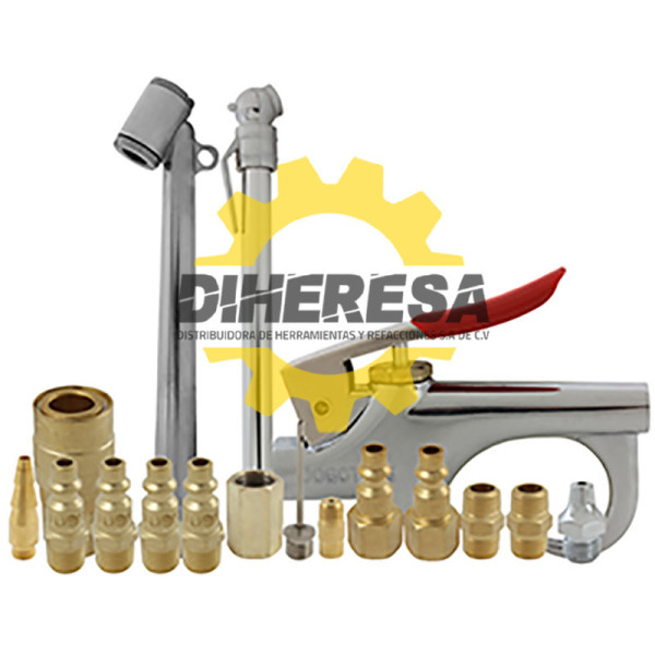 NF2006 JGO DE 17 ACCESORIOS PARA COMPRESOR DOGOTULS | DIHERESA